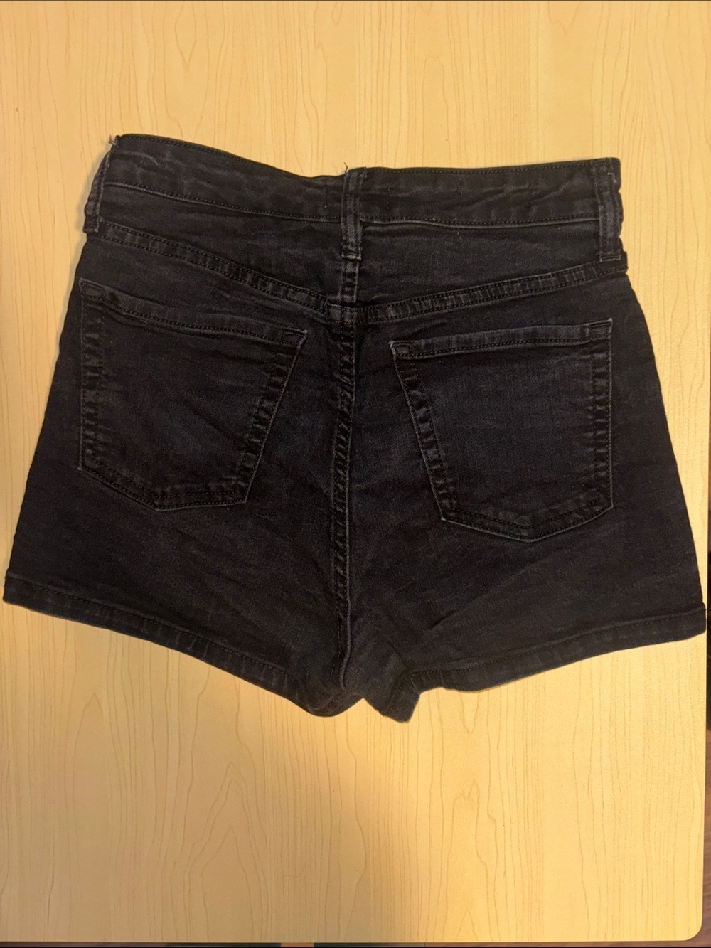 wild fable High-Waist Black Denim Shorts - Picture 4 of 4